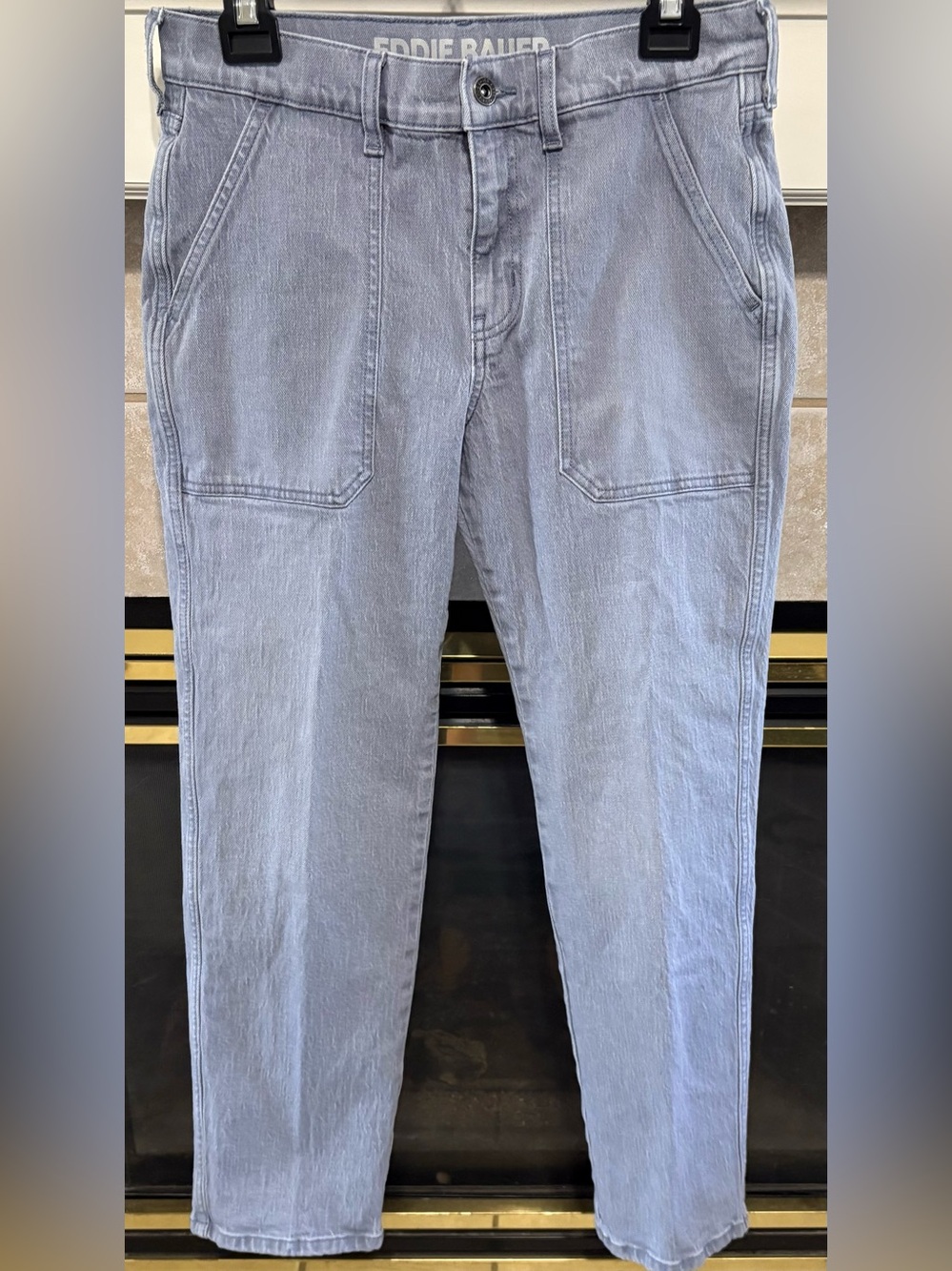 Eddie Bauer Relaxed Jeans in Light Blue Denim